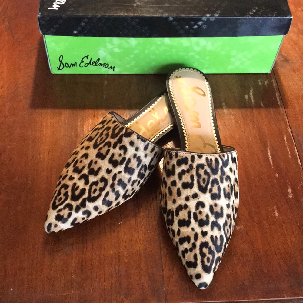 NWT Sam Edelman Rumi mule in “Brahma” leopard 11